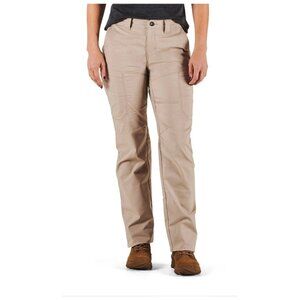 5.11 Tactical Women's Khaki Straight-Leg Cargo Pants